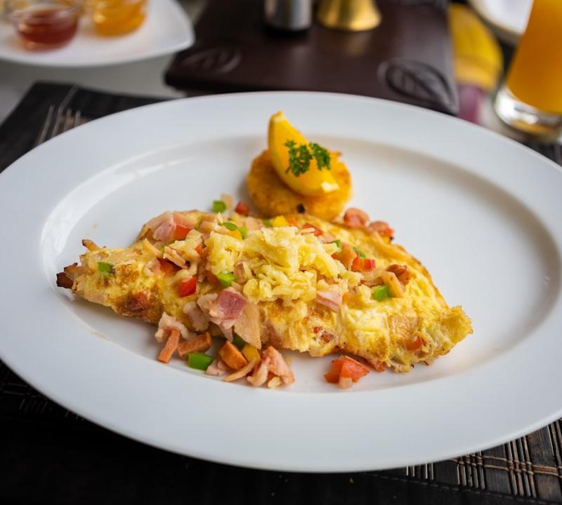 Ham and Cheese Omelette