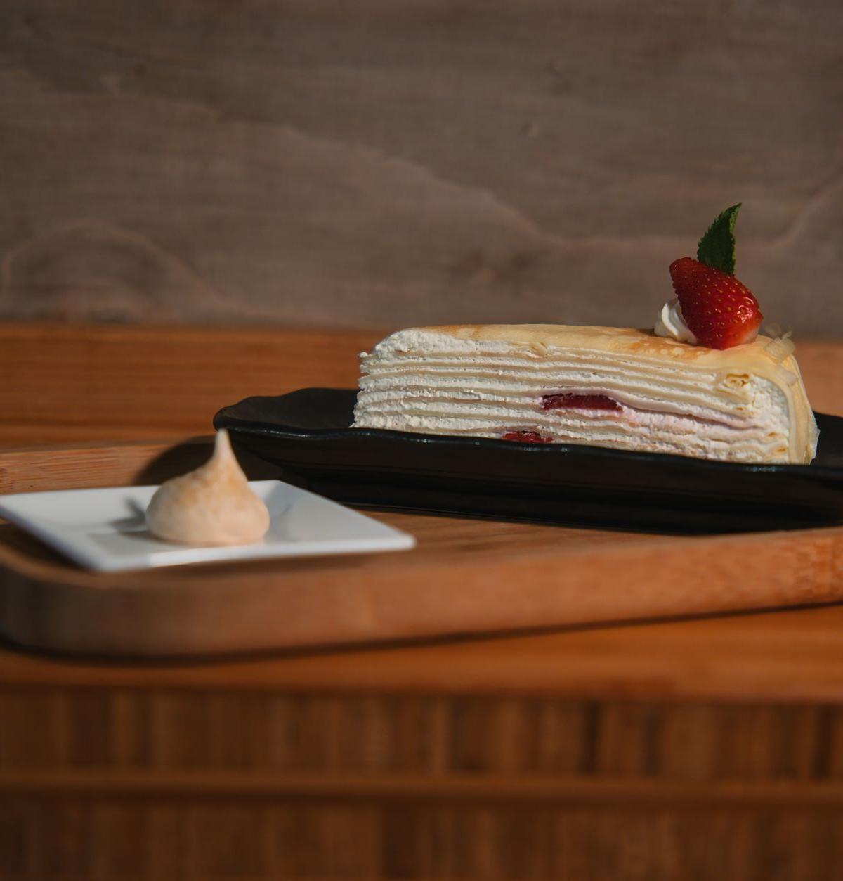 Harajuku Crepes with Matcha & Berries