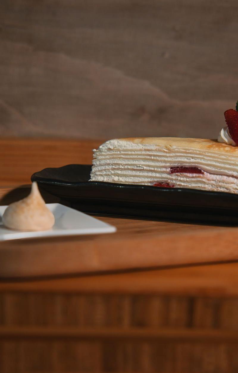 Harajuku Crepes with Matcha & Berries