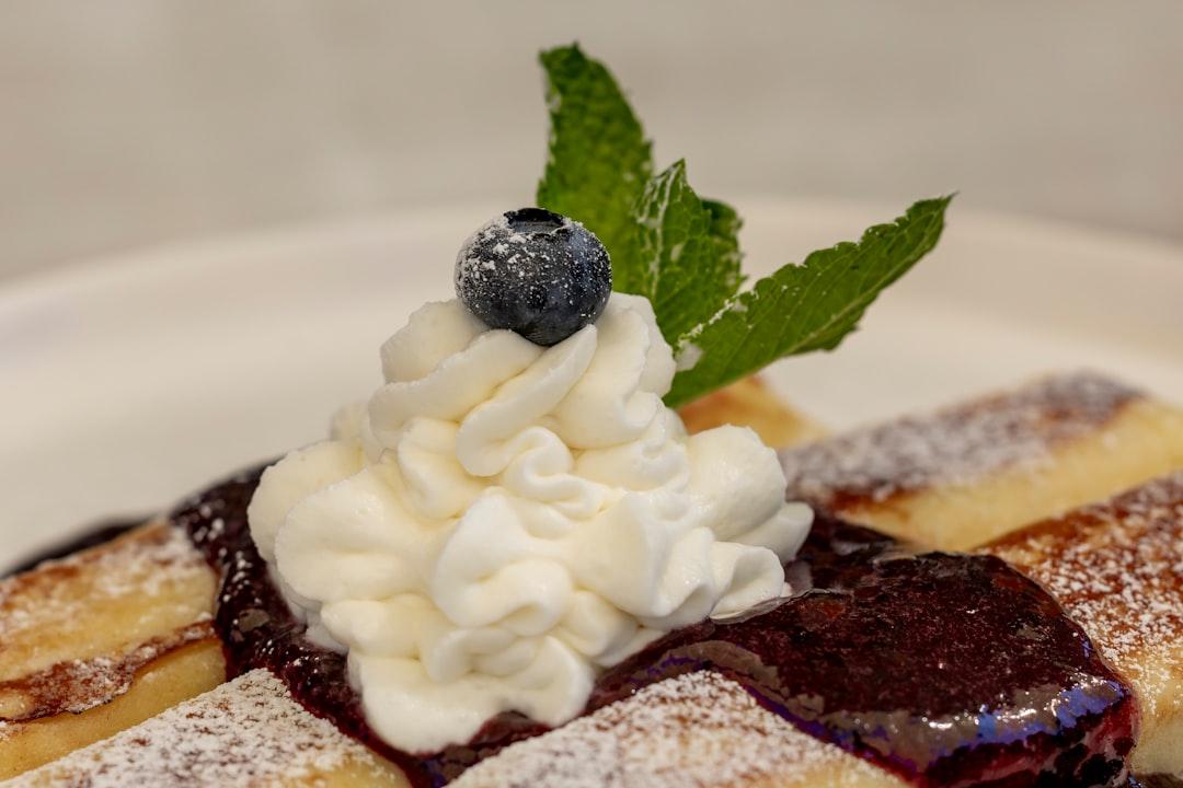 Harajuku Crepes with Whipped Cream & Berries