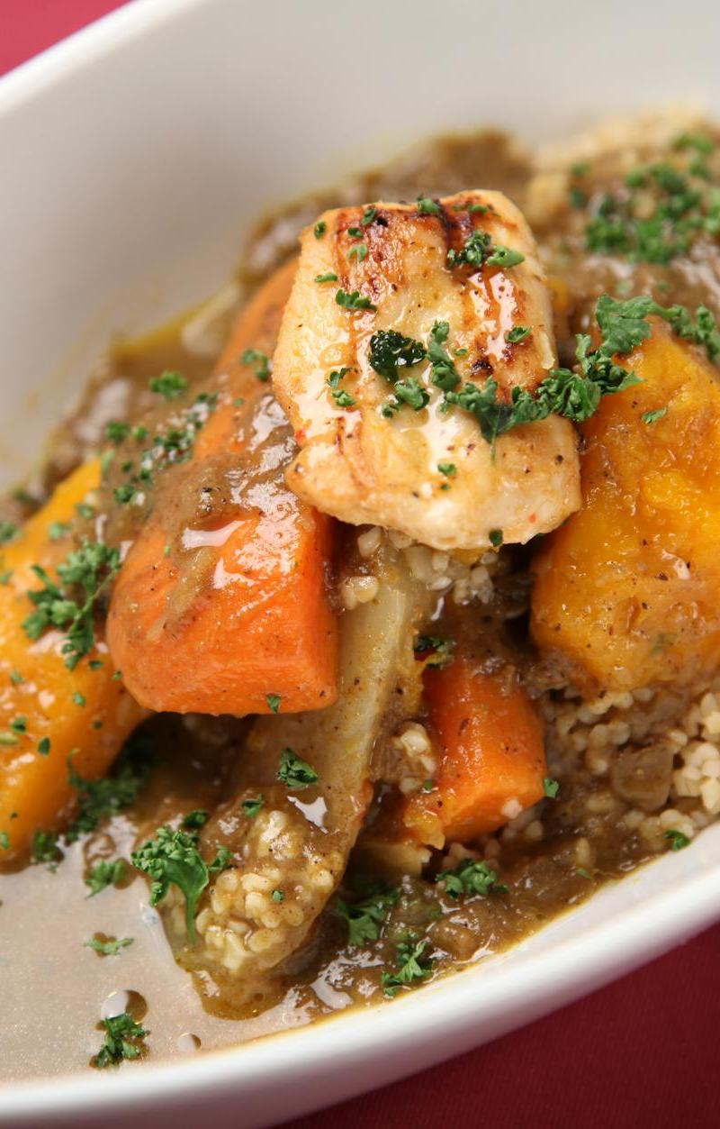 25-Min Harissa Lamb Couscous