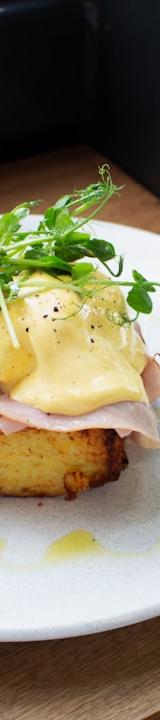 Hash Brown Eggs Benedict
