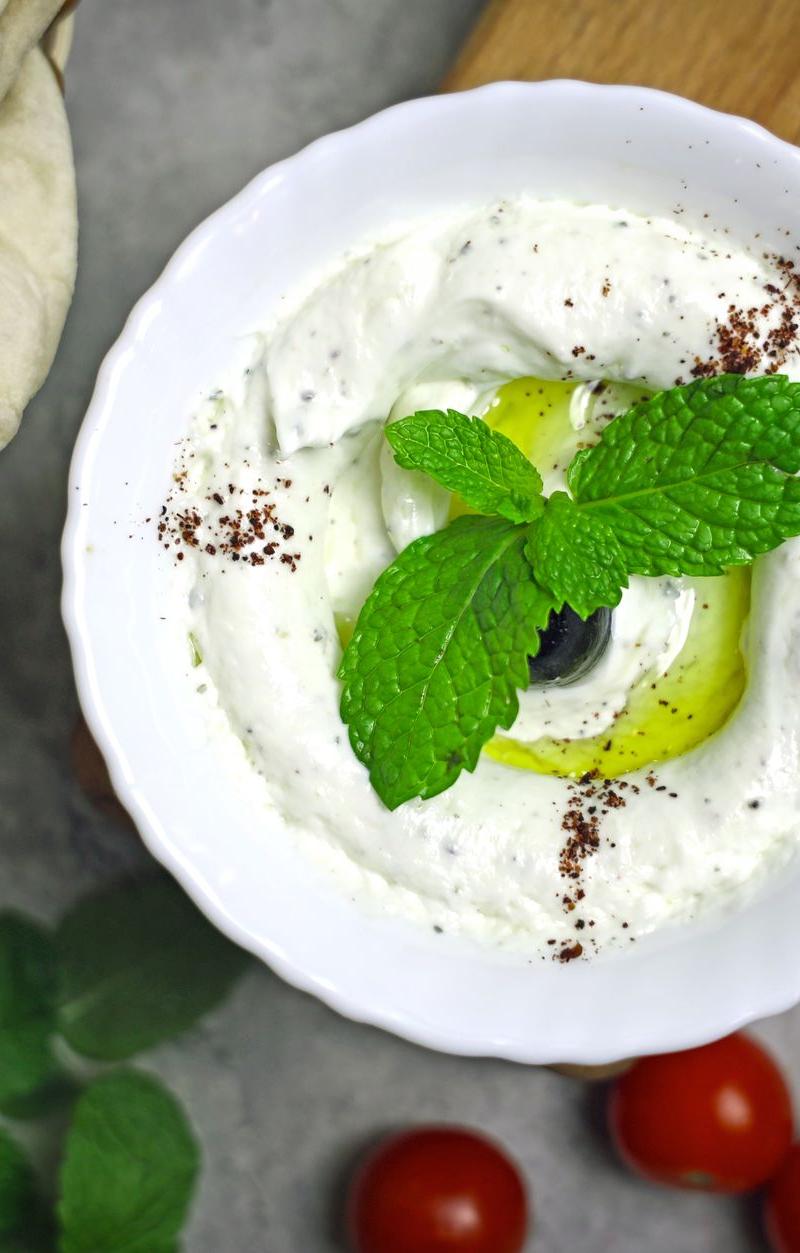 Haydari — Herby Yogurt Dip with Toppings