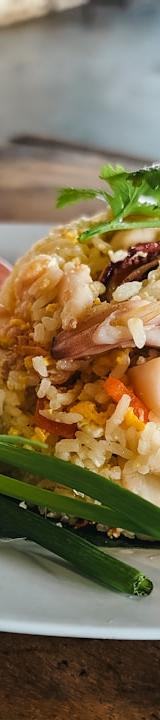 Hell Fire Fried Rice with Fresh Sides