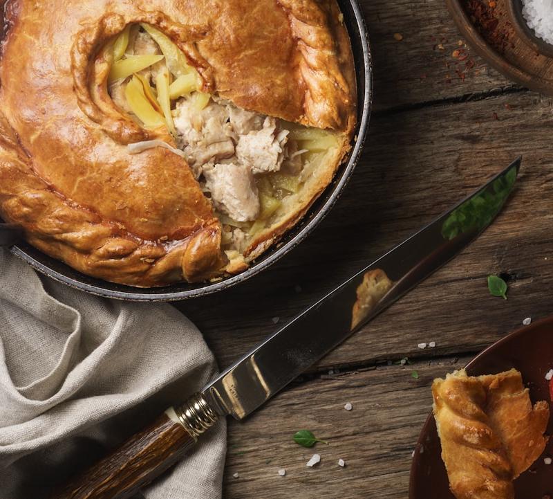 Herb & Cheese Skillet Pie