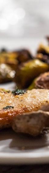 Herb-Crusted Pork Chops with Lemon