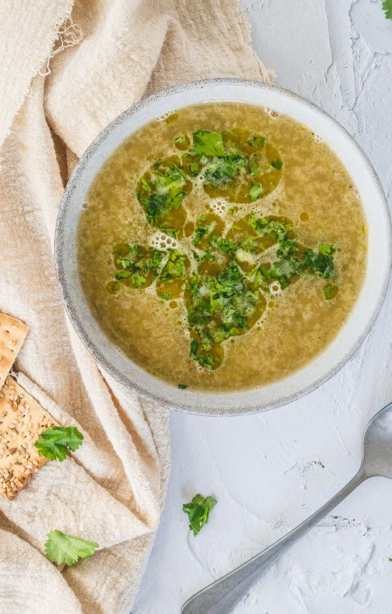 Herbed Freekeh Soup