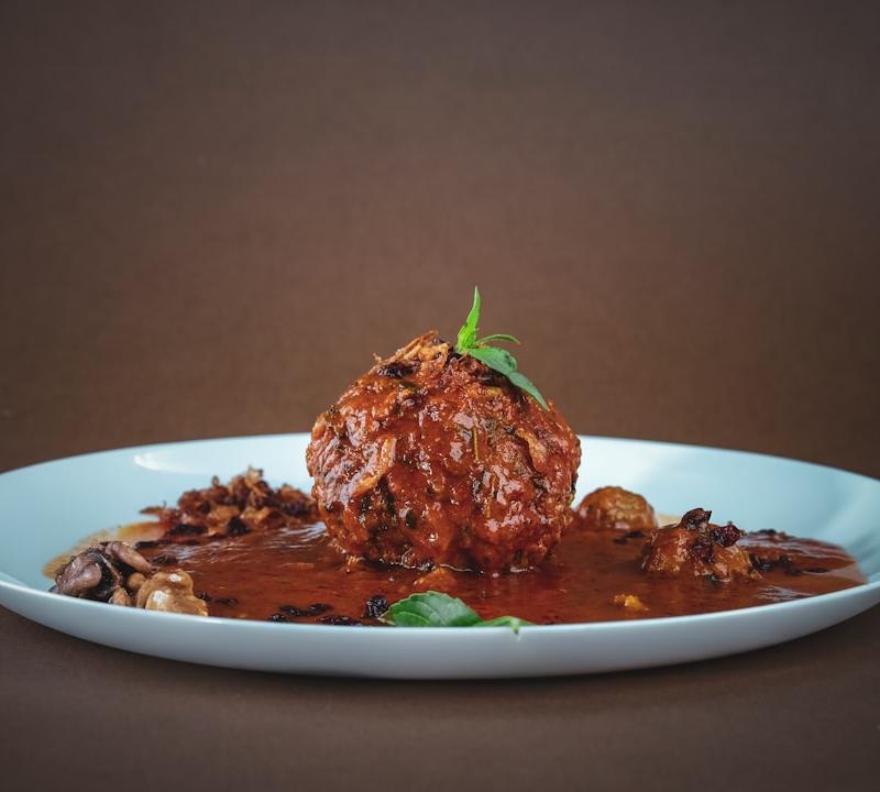 Herbed Lamb Meatballs in Tomato Sauce