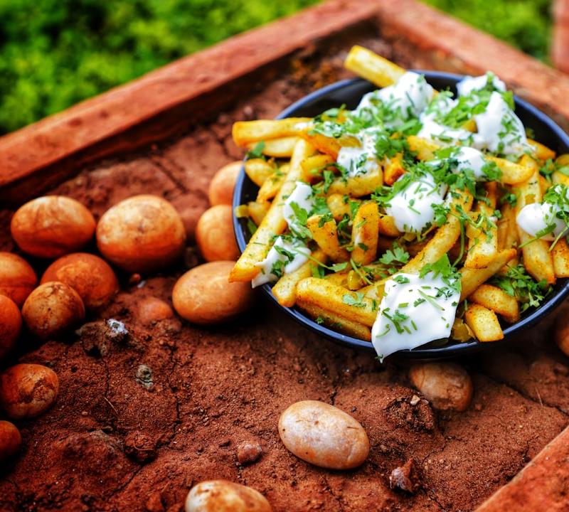 Kräuterquark mit Kartoffeln