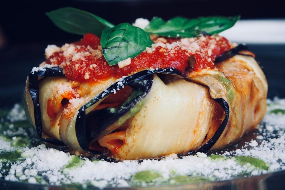 30-Min Herbed Stuffed Eggplant