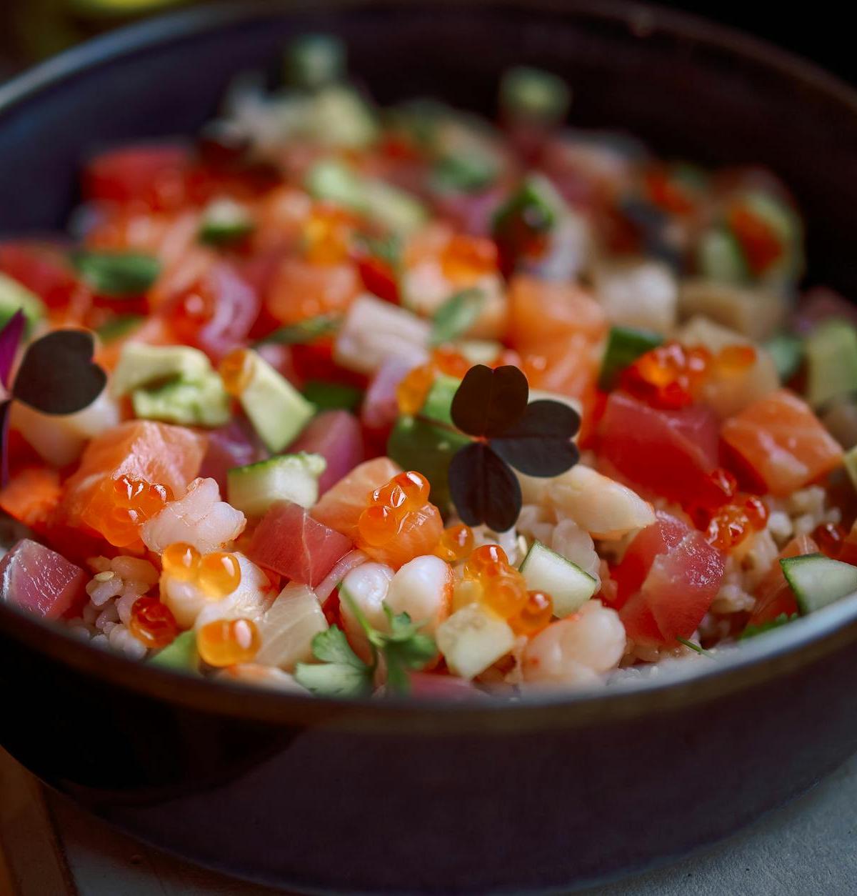 Hoe Deopbap — Korean Sashimi Rice Bowl