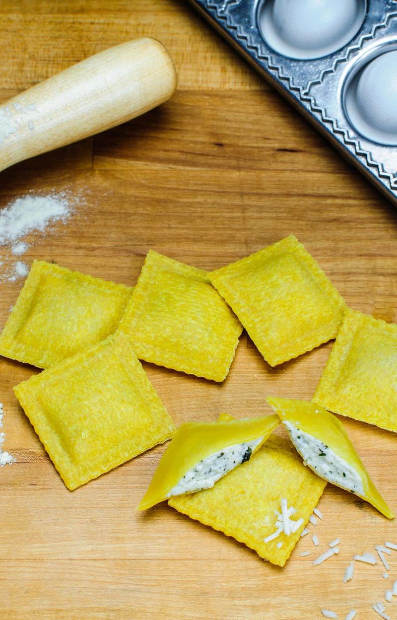 Homemade Ricotta Ravioli