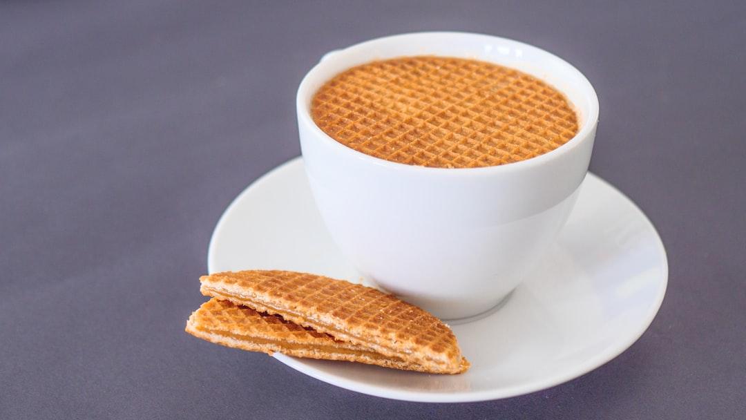 Homemade Stroopwafel with Caramel