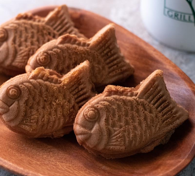 Homemade Taiyaki with Red Bean Filling