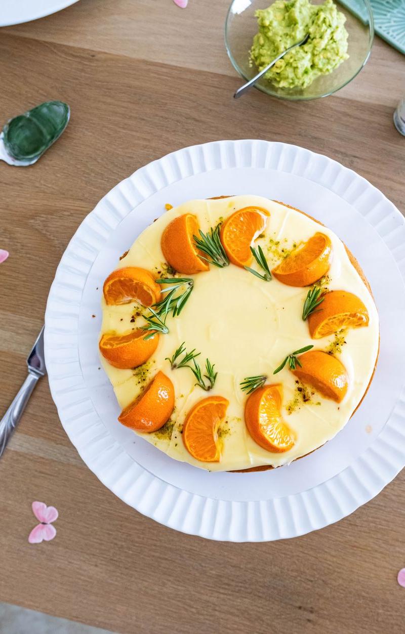 Honey Coconut Ravani Cake