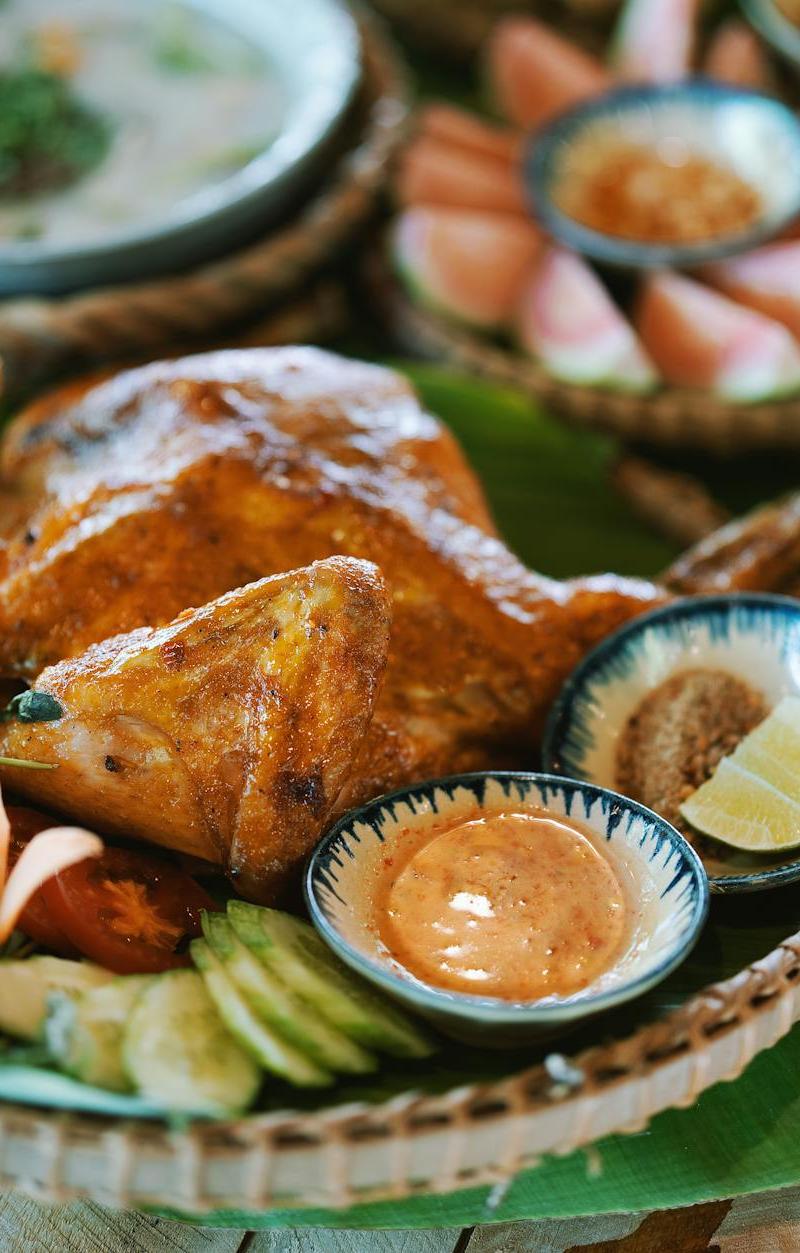 Honey Roasted Chicken with Quick Sides