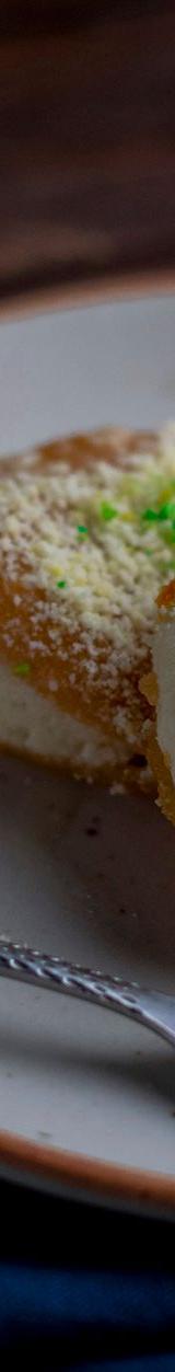 Honey Semolina Cake with Whipped Cream