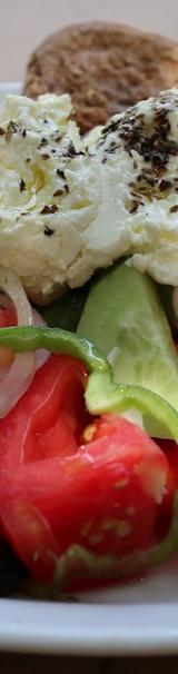 Horiatiki: Greek Village Salad with Barley Rusks