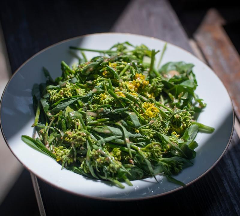 Horta — Greek Boiled Greens with Lemon Oil