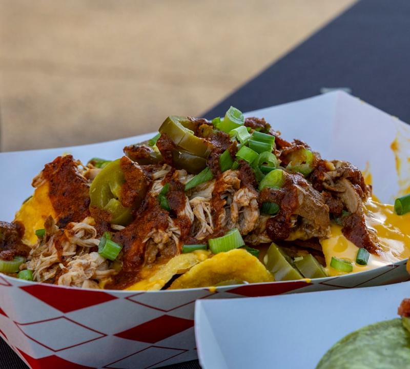 Hot Honey Chicken Nachos