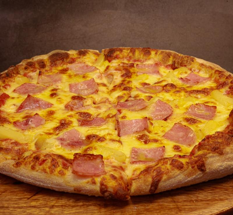 Hot Honey Ham & Pineapple Pizza