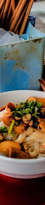Hu Tieu Mi — Tapioca & Egg Noodle Bowl