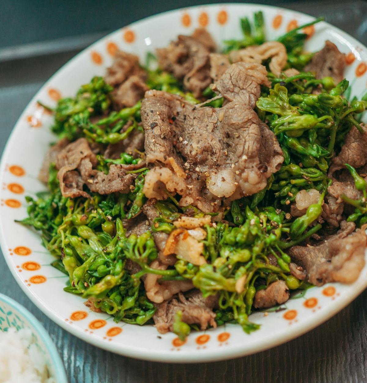 Hunan Dry-Fried Beef with Green Beans