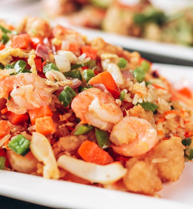Hunan Garlic Chili Shrimp