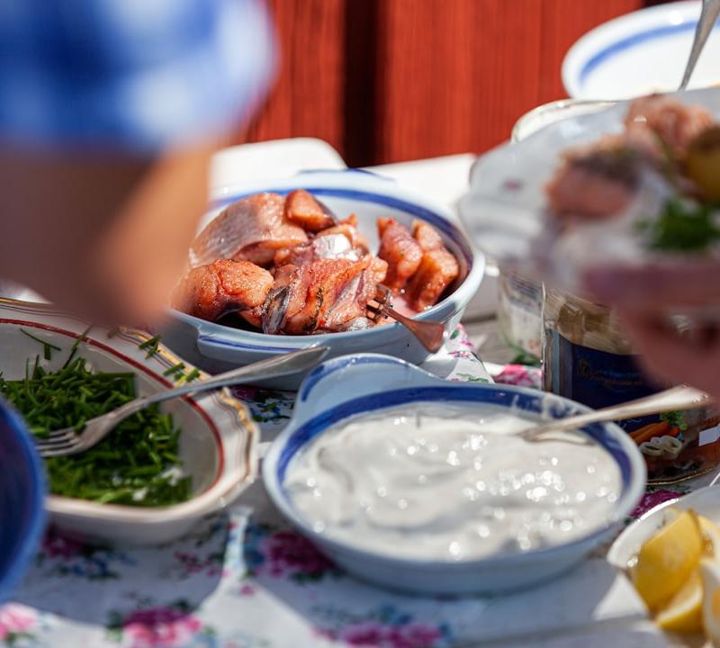 Hungarian Lángos with Garlic & Sour Cream