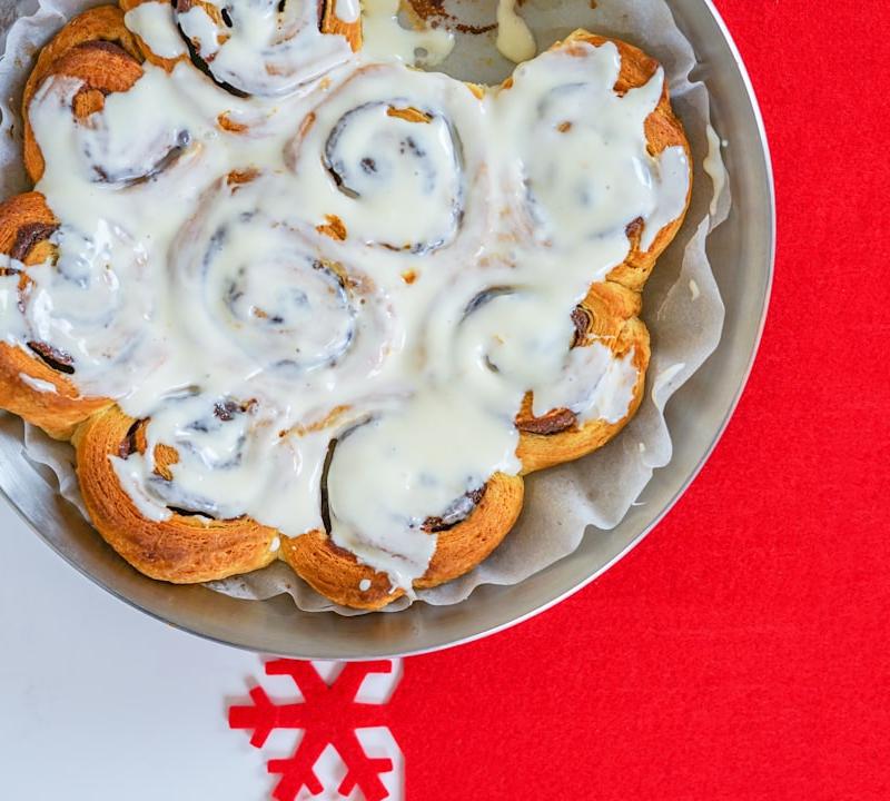 Iced Cinnamon Rolls