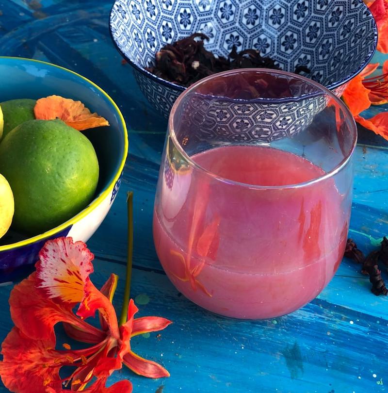 Iced Hibiscus Tea