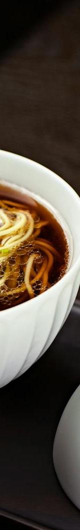 Iced Somen with Crispy Tofu & Scallion Dipping Sauce