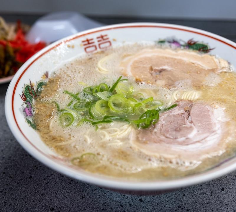 Ie-Kei Ramen with Pork Bone Broth