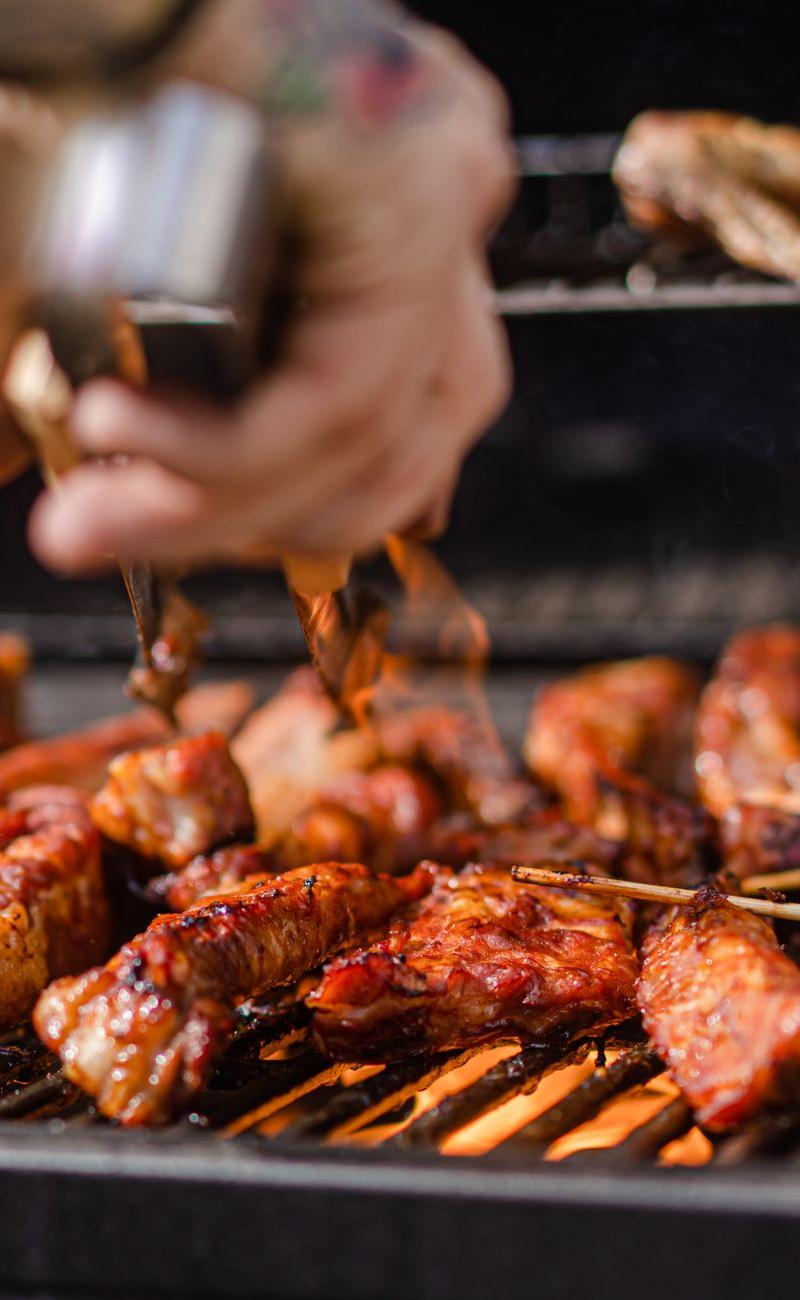 30-Min Indonesian Charred Pork Ribs & Chicken