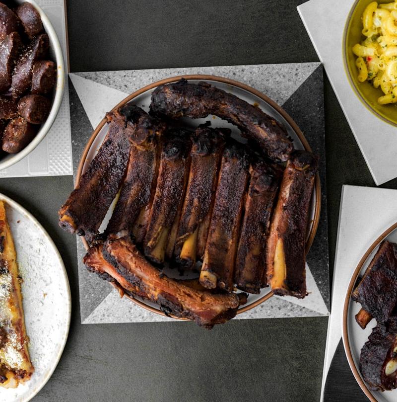 Sheet-Pan Indonesian Pork Ribs with Crispy Sides