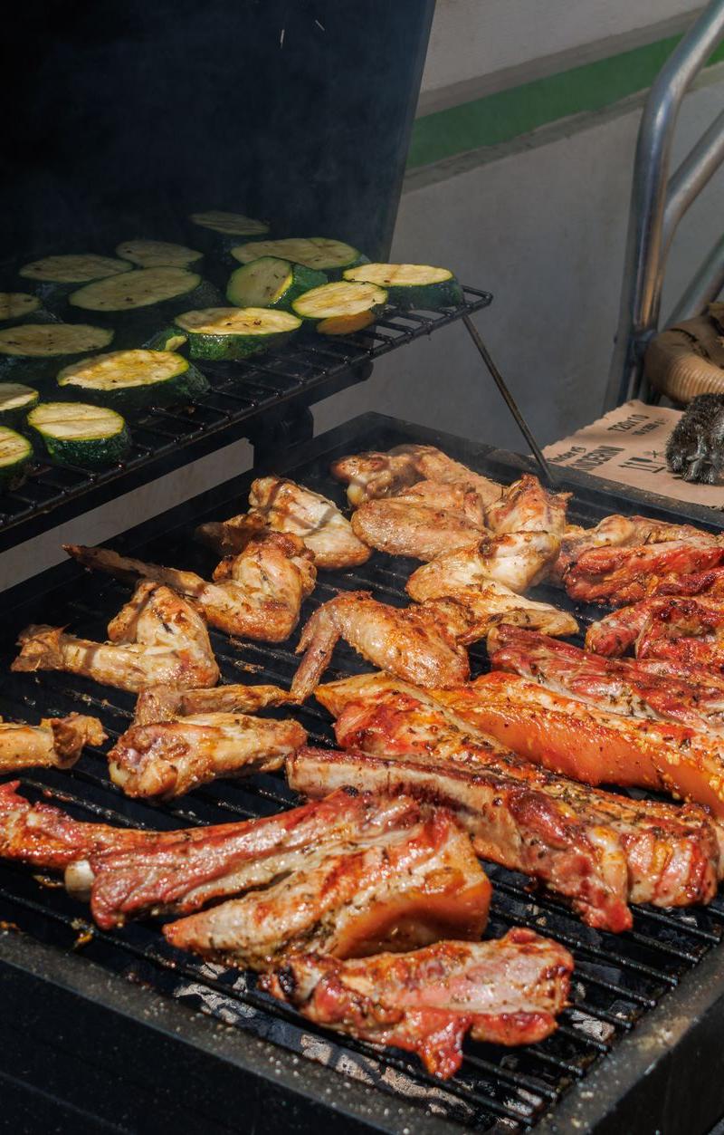Indonesian Sticky BBQ Pork Ribs with Charred Sides