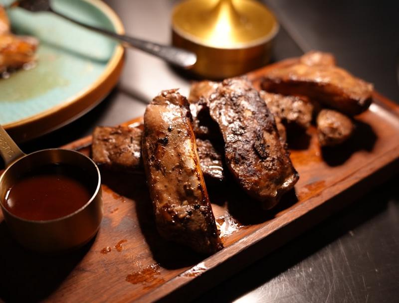 Indonesian Sticky Pork Ribs with Fried Rice