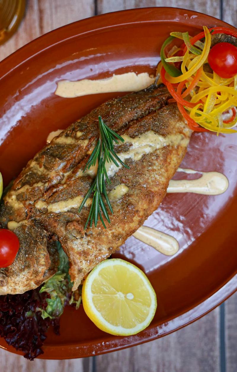 Sheet-Pan Israeli Grilled Fish with Herbs & Lemon