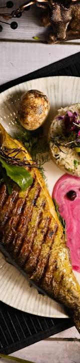 Israeli Grilled Sea Bream with Lemon & Herbs