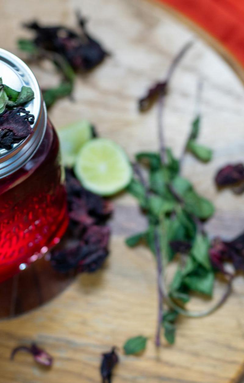 Jamaica Hibiscus Iced Tea
