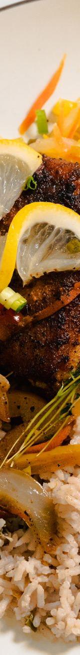 Jamaican Rice & Peas with Jerk Chicken