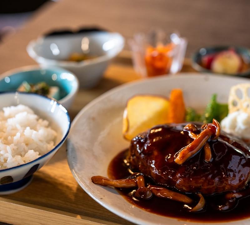 Japanese Hamburg Steak with Demi-Glace