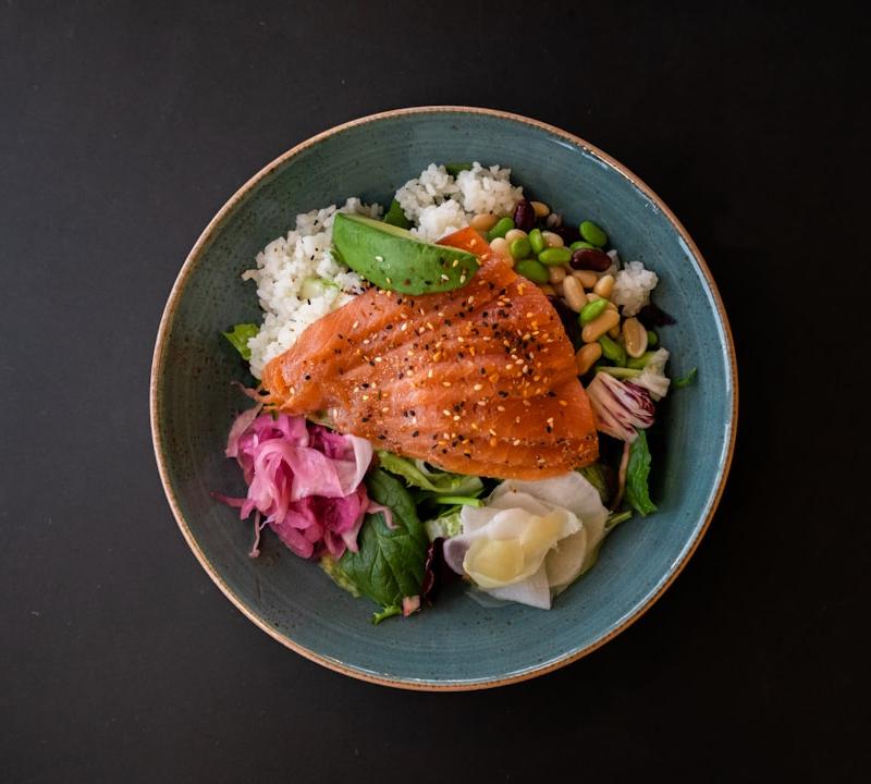 Japanese Salmon Breakfast Bowl