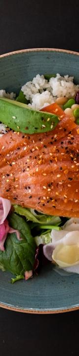 Japanese Salmon Breakfast Bowl