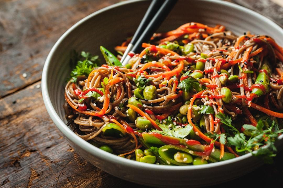 Japanese Soba Noodle Salad