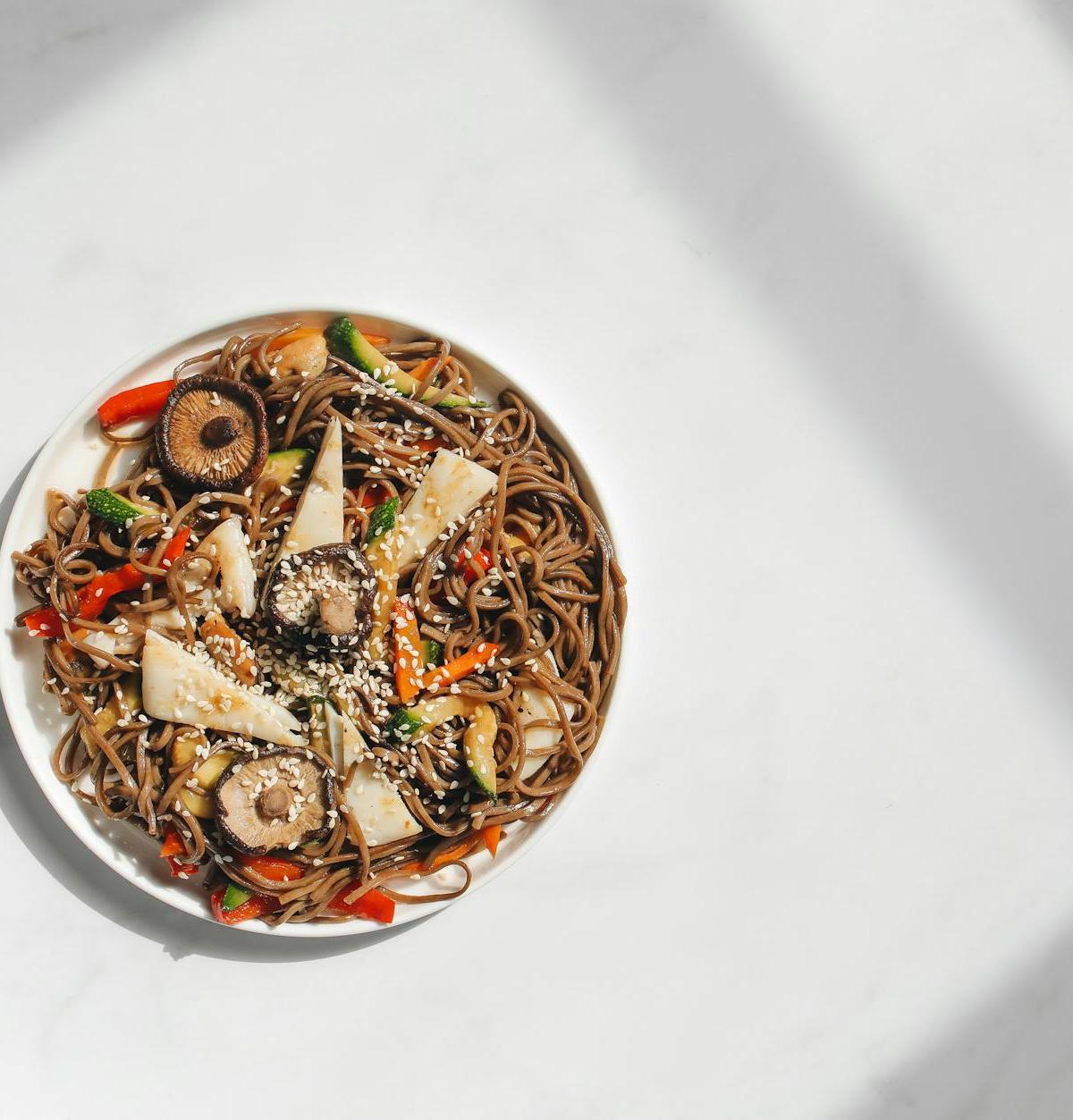 Japanese Soba Noodle Salad