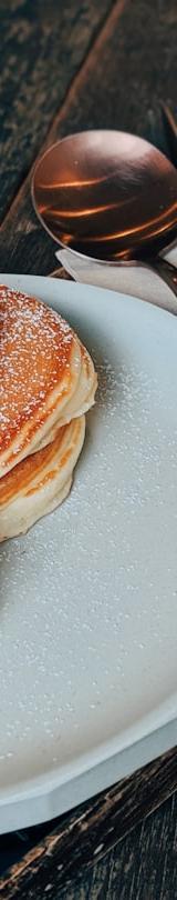 Japanese Soufflé Pancakes with Jam & Cream