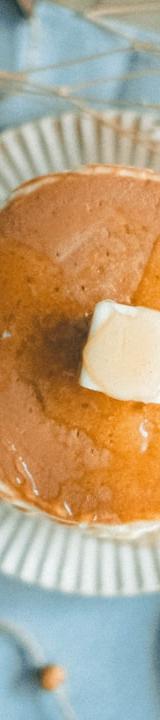 Japanese Soufflé Pancakes with Butter & Syrup