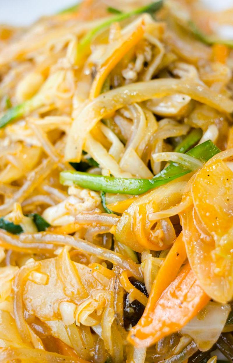 20-Min Japchae Bap with Crispy Egg