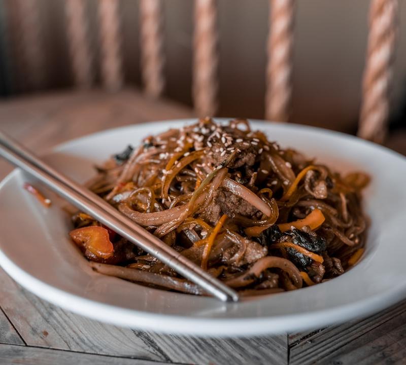 Japchae Rice Bowl